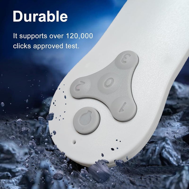 CeilingBreeze Ceiling Fan Remote Control Replacement, Compatible with Harbor Breeze KUJCE10311/TR214A KUJCE10712/TR214B 2BB78-ITL-F304C | 3-Speed + Light Dimmer | Learning Key Setup with Wall Mount (Remote Only) - Image 5
